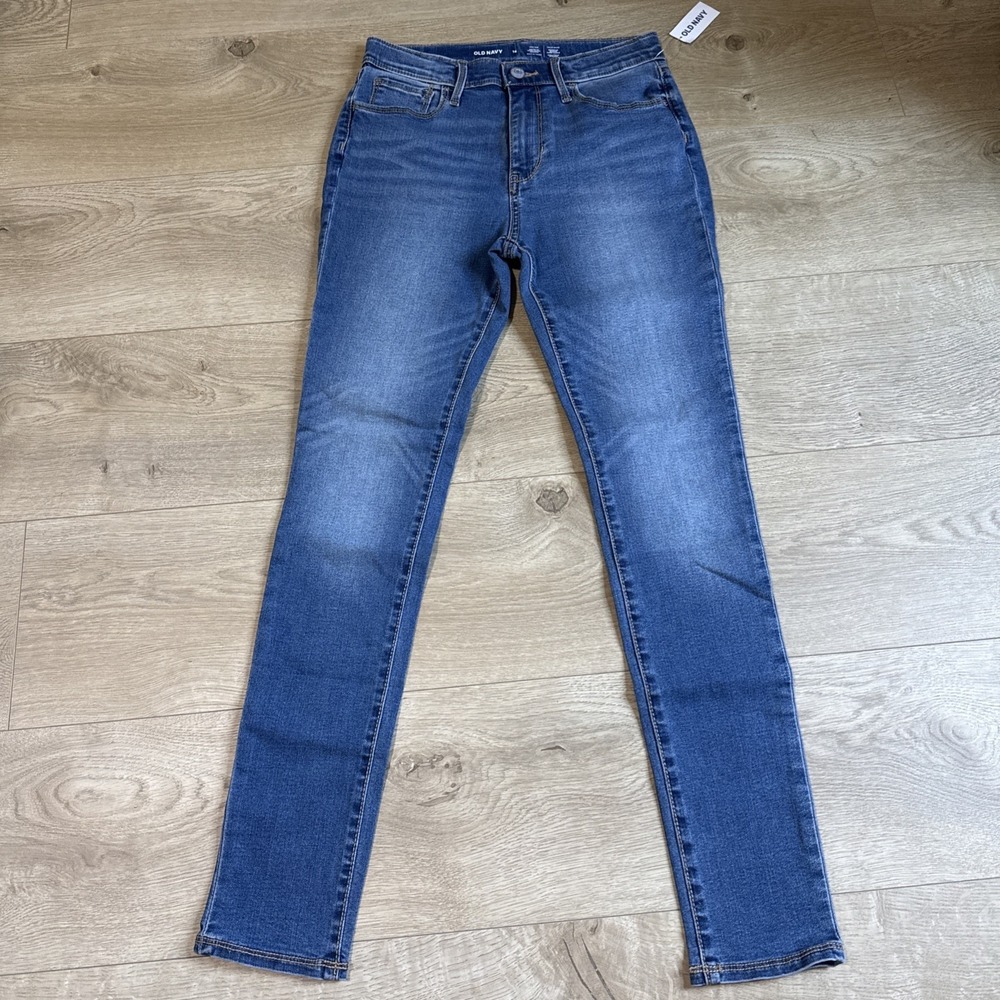 NWT Kids Girls Old Navy high rise rockstar super skinny jeggings tough size 14